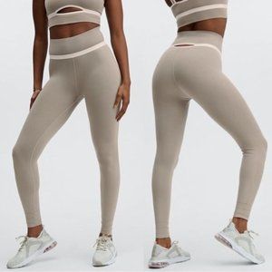 FABLETICS SculptKnit High Waisted Contour Cutout Leggings Small